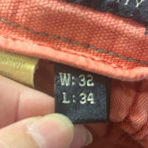 Everyday Hero Lindbergh stretchquality dark coral colored size 32-34 jeans. EUC. - Picture 12 of 15